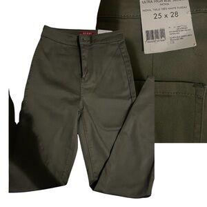 Guess Sage Green Ultra High Rise Pants